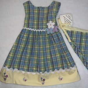 NWT Very Cute Multi Color Sundress With a Kerchief